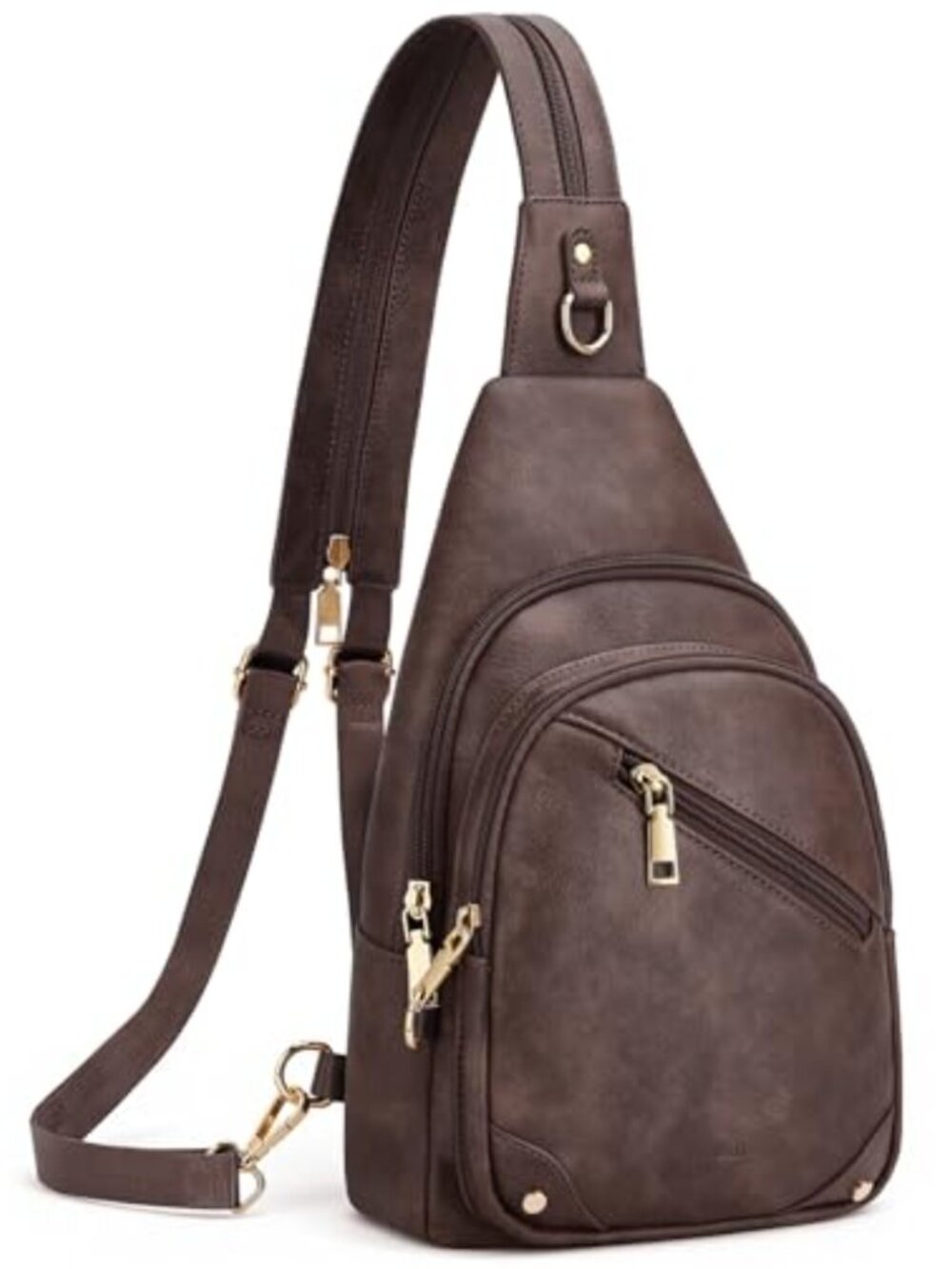 Anti Theft Sling Bag Faux Leather Crossbody Purse RFID Travel